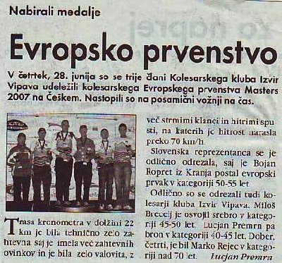 EP Češka 2007 Primorske novice.JPG